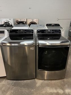 ✨ LG Jumbo Capacity Top Load Washer & Electric Dryer Set ✨