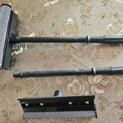 Lot Of 2, Home Auto Window Squeege Sponge 2- in-1, 15" X 3"