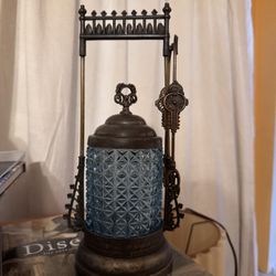 Antique Silver Plated Pickle Jar 