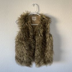 Fur vest - women’s small - youth xl - women’s jacket - women’s coat - women’s clothing
