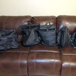 Assorted Backpacks And Bags