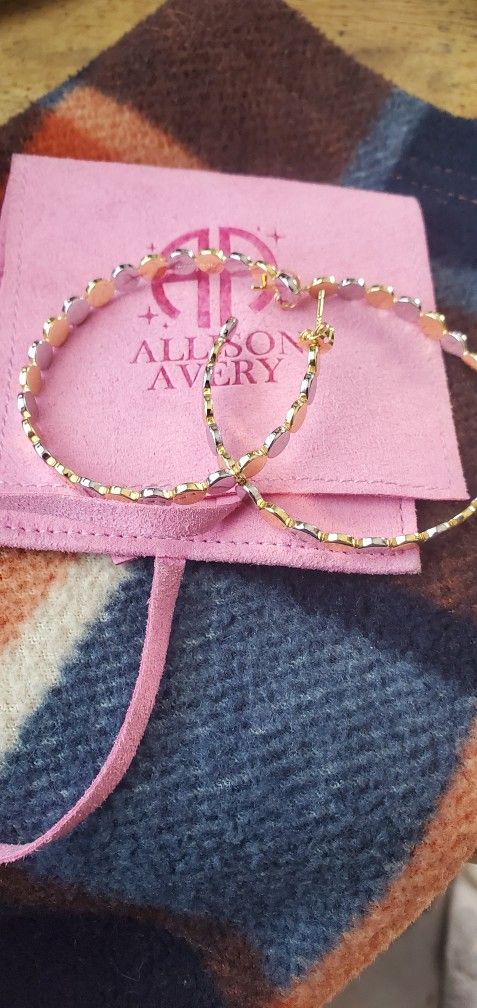 Allison Avery 925 Hoop Earings