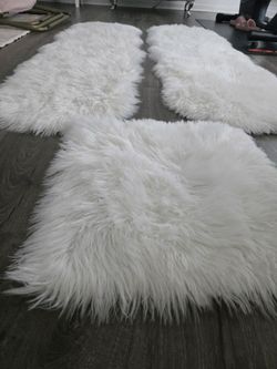 White Fur Rugs