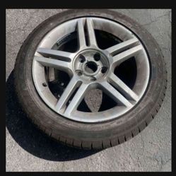1 Only - 235/45r17 5x112 5x4.41 Stock Audi A3 A4 Mercedes Vw Jetta Passat Audi New Tire !!!