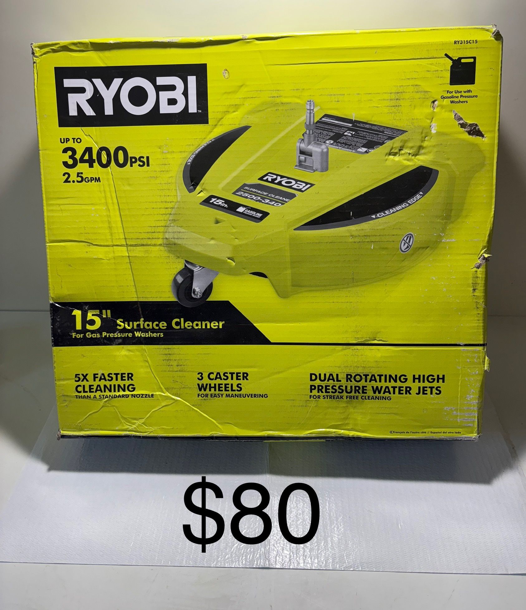 RYOBI 15” Surface Cleaner