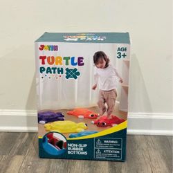 Colored Turtle Path Non-slip Rubber Bottoms With Spinwheel Game & Cards