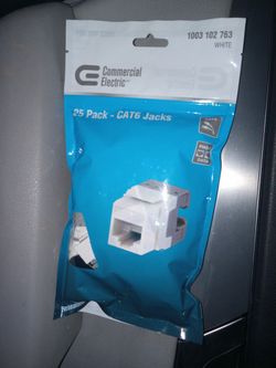 CAT6 Jack 25 Pack BRAND NEW