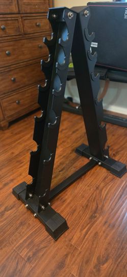 Dumbell rack A frame