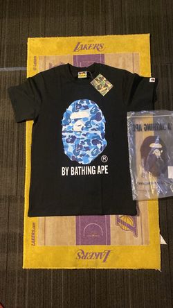 BLACK AND BLUE BAPE SHIRT