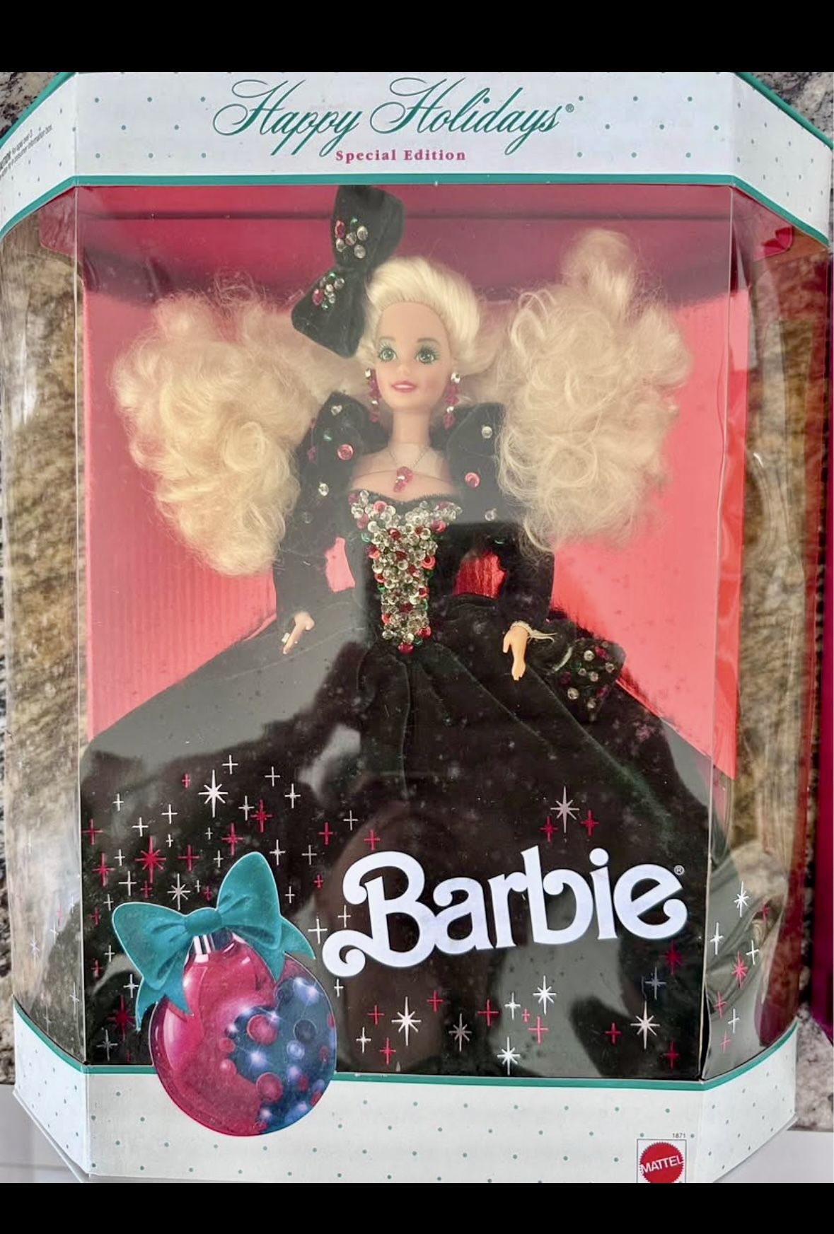 1991 Happy Holidays Special Edition Barbie Collectible- BRAND NEW in Original Box!