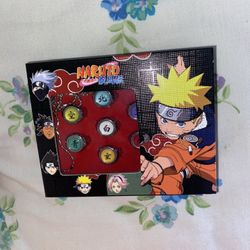 Naruto Shippuden Akatsuki Ring Set Cosplay