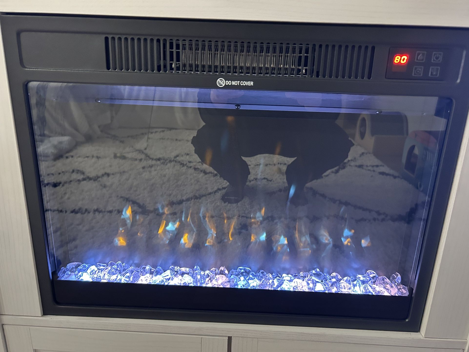 OKD Fireplace (imitation flames) With Heater
