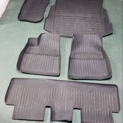 2017-2023 ORIGINAL TESLA MODEL 3 ALL-WEATHER rubber mats, trunk and frunk mats - $80