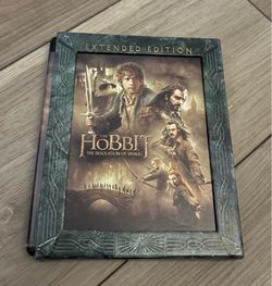 The Hobbit The Desolation of Smaug Extended Edition 3 Disc Blu-Ray Slipcover