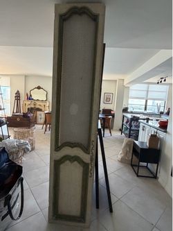 Italian painted antique doors
