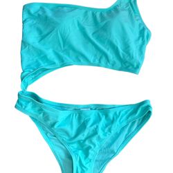 Revamped Women’s Turquoise Blue Bikini Size Medium Spring Summer