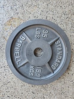 35lb Weights Plate