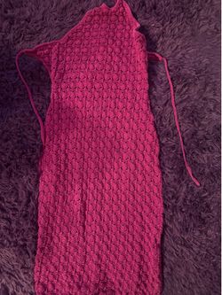 Cute Crochet Swimsuit Cover-Up – Size Medium
