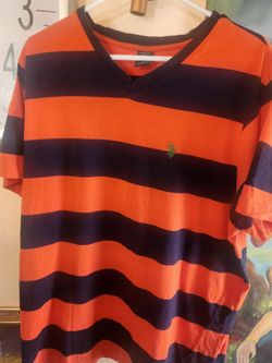 U.S. Polo Striped XL T-Shirt 100% Cotton