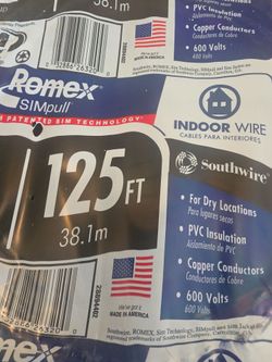 6/2 125Ft Romex