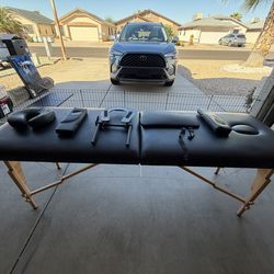 Massage table