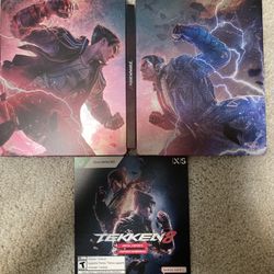 Tekken 8 Steel book case Extra Content Collector Extra Character Xbox Series X s