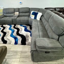 COMFY NEW LARGE RECLINING SECTIONAL SOFA ON SALE ONLY $1399. IN STOCK SAME DAY DELIVERY 🚚 EASY FINANCING 