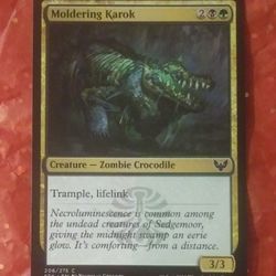 2021 MTG Moldering Karok #206 Creature Zombie Crocodile STX Strixhaven Nicholas Gregory Magic The Gathering Card Game Wizards Of The Coast Collectible