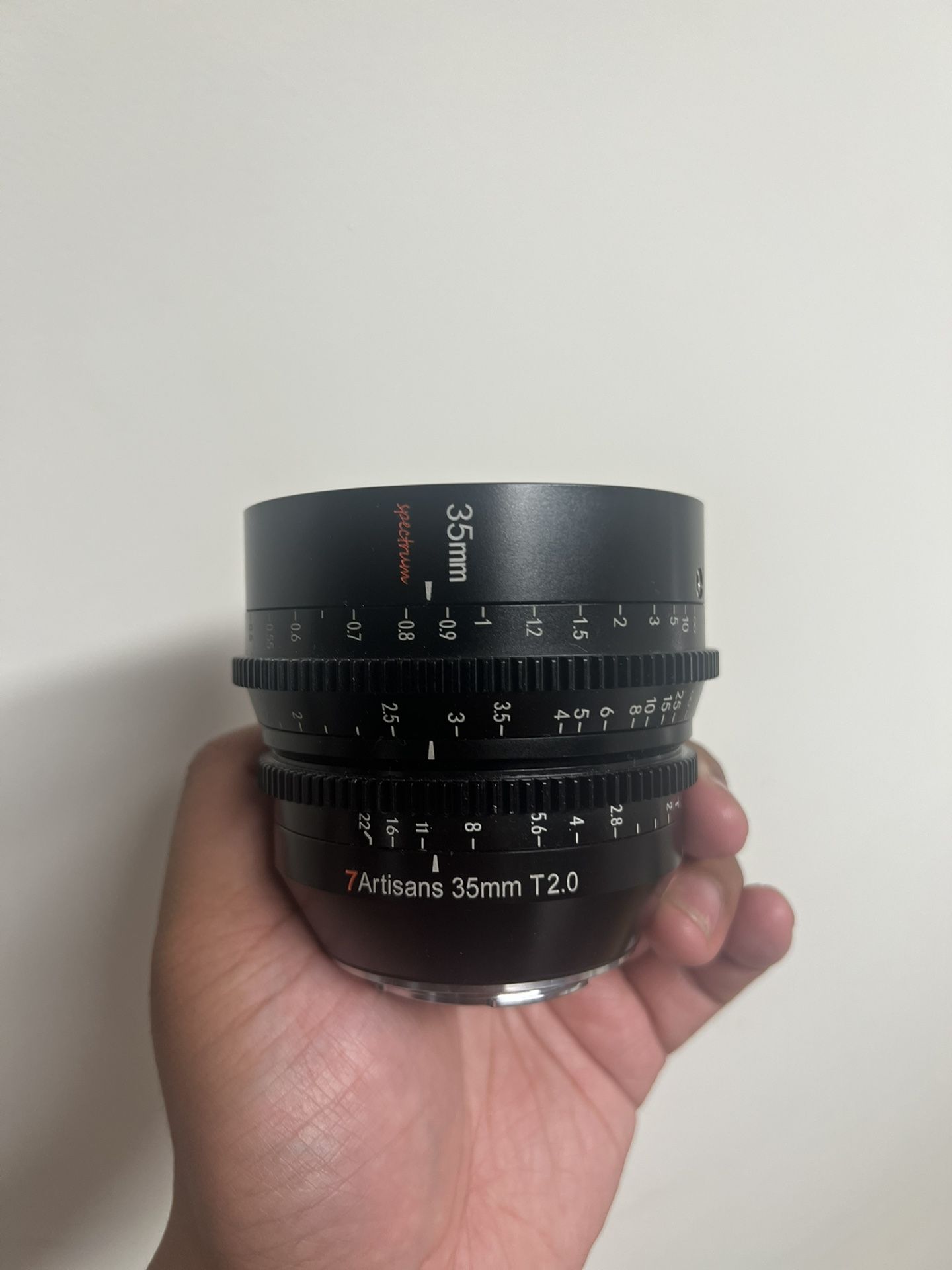 7Artisans 35mm T2.0 Full Frame Cinema Lens Cine Lens for Sony E mount