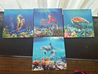 Under The Sea Prints Ocean Life Prints On Canvas