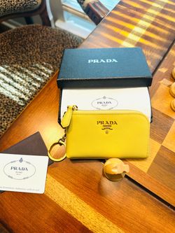 Prada Saffiano Key Pouch