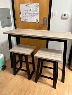 3 Piece Counter Height Table - Ashley Furniture ($100 OBO)