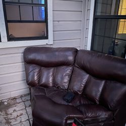 Leather Sofa No Rips Or Stains