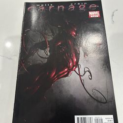 Marvel Comics Carnage 2 of 5 Limited Series, Wells, Crain 2010 NM