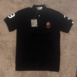 Bape Black Poll Shirt 