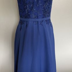 Royal Blue High Low Dress 