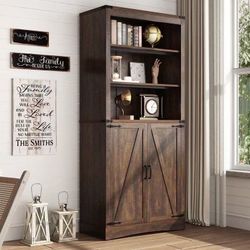 ❤️71" Bookcase with 5 Shelves