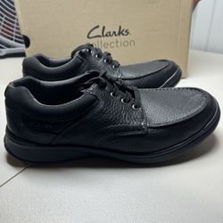 Clarks Men's Oxford, Black Leather