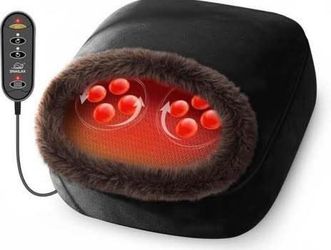 Foot massager with heat