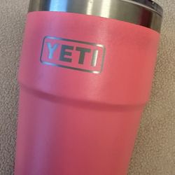 Yeti 30oz stackable Cup—tropical pink