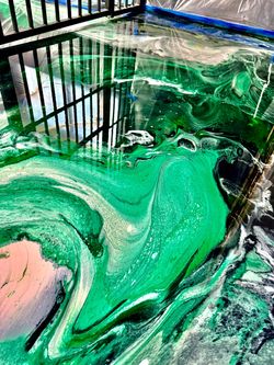 Metallic floors  🍀