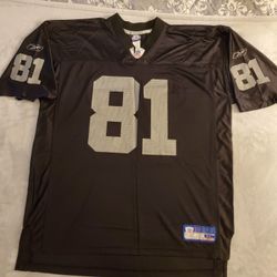 Raiders JERSEY vtg REEBOK T. BROWN #81