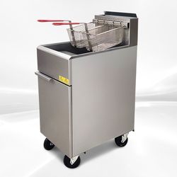 40 lbs NSF Natural Gas Deep Fryer HFRF-90B-NG