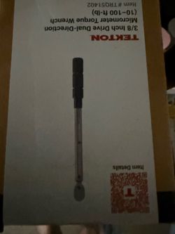 Tekton 3/8 Inch Drive Torque Wrench