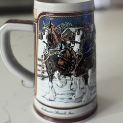 1989 collectors series budwaiser 🍺 beer mug