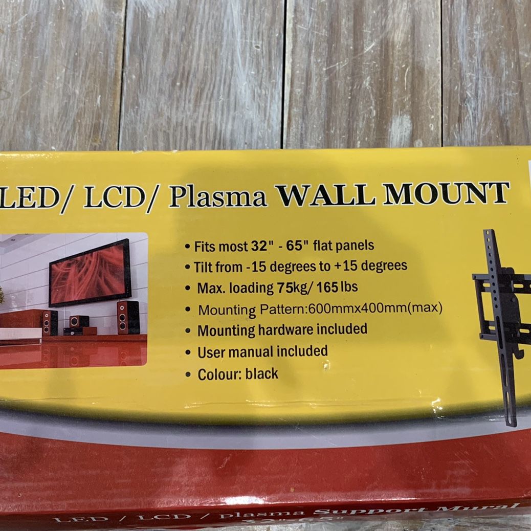 New TV Wall Tilt Mount 32-75”