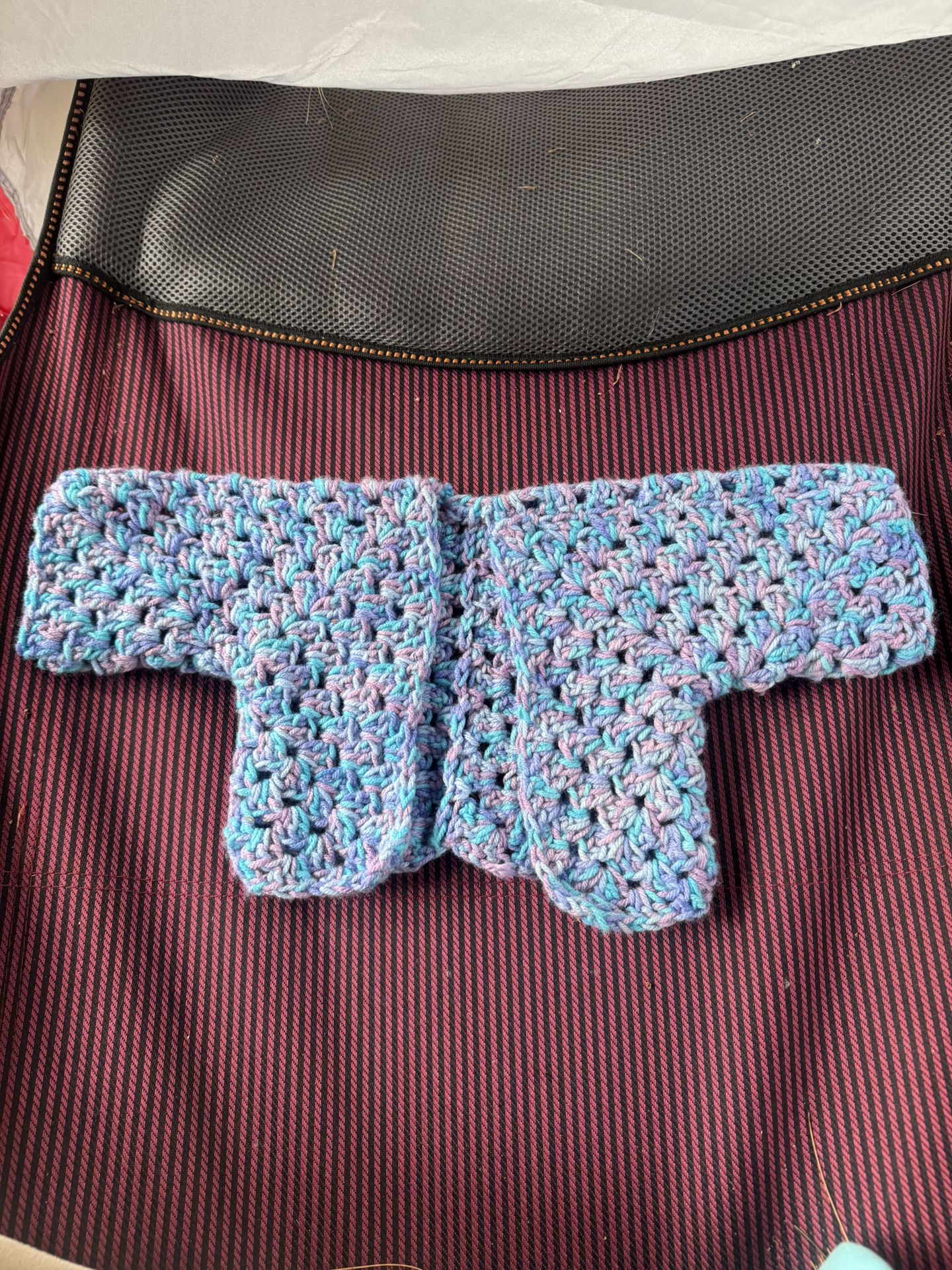 Newborn Granny Square Hexagon Cardigan