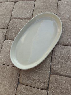 Large Stoneware Serving Tray