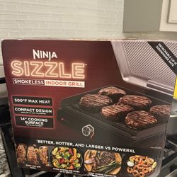 New Ninja sizzle Indoor Grill