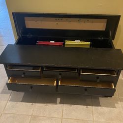 Coffee Table With Five drawers plus file storage